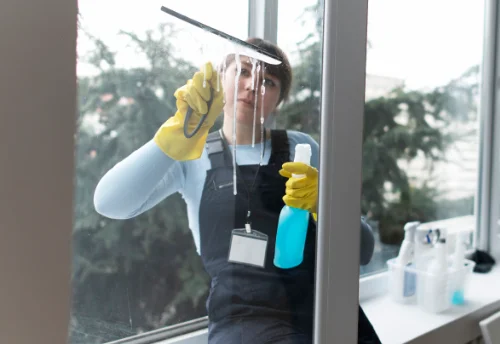 Nettoyage de vitres intérieures et extérieures à Trélévern
